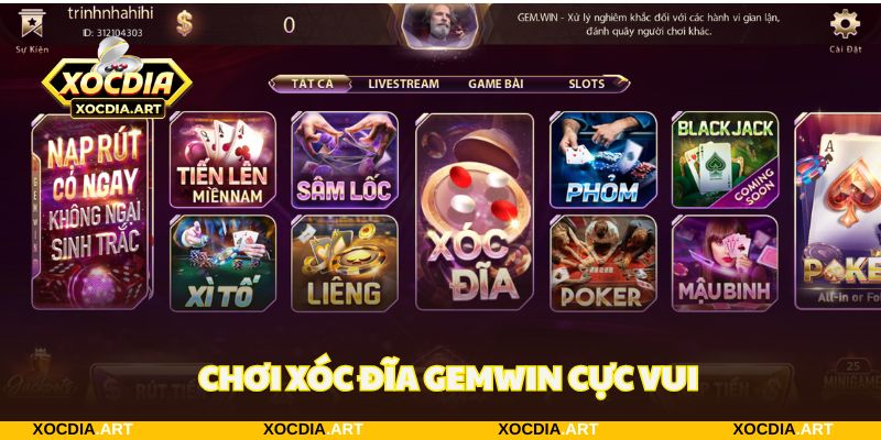 Tham gia ngay sảnh xóc đĩa để kiếm tiền không giới hạn