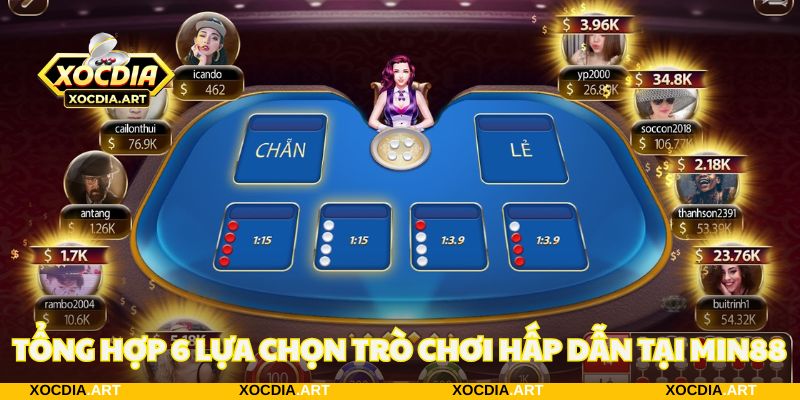 Tổng hợp kho trò chơi ấn tượng cho cược thủ trải nghiệm